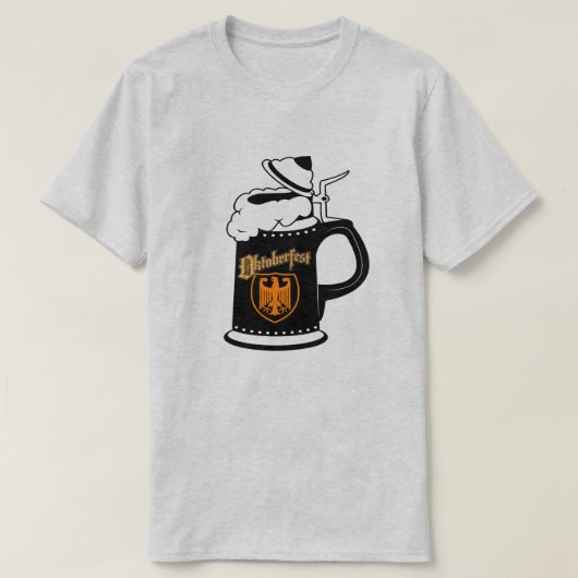 オクトバーフェストビール Tシャツ (デザイン正面)
