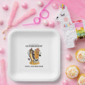 オクトバーフェストブラッツアンドビール秋パーティーレトロ ペーパープレート (パーティー)