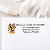 オクトバーフェストブラッツアンドビール秋パーティーレトロ ラベル (インサイチュ)