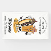 オクトバーフェストブラッツアンドビール秋パーティーレトロ 横断幕 (横)