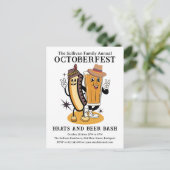 オクトバーフェストブラッツビール秋オープンハウスパーティー ポストカード (スタンド正面)