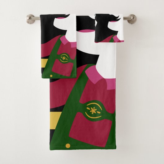 オクトバーフェスト/ドイツのドリンカー名前をカスタムするのタオルセット バスタオルセット (インサイチュ)