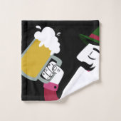 オクトバーフェスト/ドイツのドリンカー名前をカスタムするのタオルセット バスタオルセット (ウォッシュタオル)