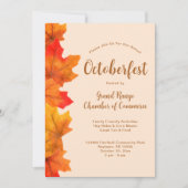 オクトバ素朴フェスト紅葉 招待状 (正面)