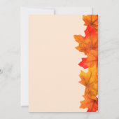 オクトバ素朴フェスト紅葉 招待状 (裏面)