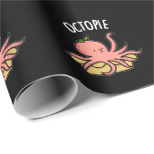 オクトパイおもしろいタコ円パンダークBG ラッピングペーパー (ロールコーナー)