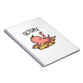 オクトパイおもしろいタコ円パン ノートブック (右側)