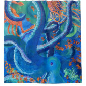 オクトパシフィカシャワーカーテン シャワーカーテン (正面)