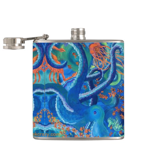 オクトパシフィカビニール包まれたフラスコ フラスク (オープン)