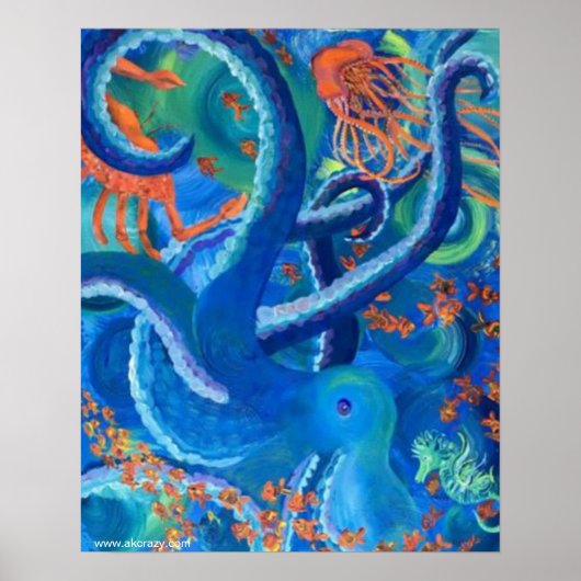 オクトパシフィカポスターマット紙 ポスター (正面)