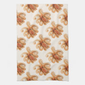 オクトパス・サルーティイ、ヴィンテージ海洋水生動物 キッチンタオル (縦)