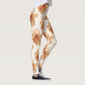 オクトパス・サルーティイ、ヴィンテージ海洋水生動物 レギンス (右)