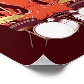 オクトパルス |タコ・ドラマー ポスター (角)