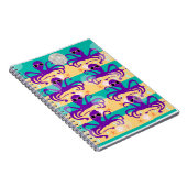 オクトパーティータコ型かわいい海の生き物 ノートブック (右側)
