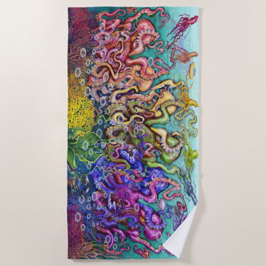 オクトピ ビーチタオル (正面)
