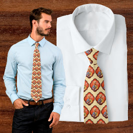 オクトフォイルの聖ヨセフの肖像（TF 02） ネック ネクタイ