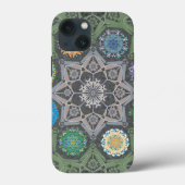オクトブライターアラベスクムーア石の緑 Case-Mate iPhoneケース (裏面)