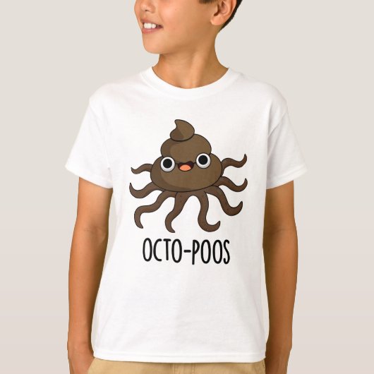 オクトポスおもしろいタコ風 Tシャツ (正面)