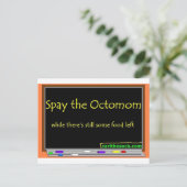 オクトママを飛ばす ポストカード (スタンド正面)