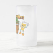 オクトーバーのフェストマグ フロストグラスビールジョッキ (中央)