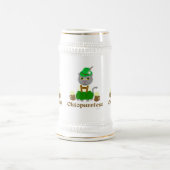 オクトーバーフェストおもしろいキャットマンガフェスティバルアート ビールジョッキ (中央)