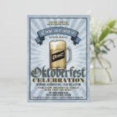 オクトーバーフェストお祝いパーティの招待状 招待状 (スタンド正面)