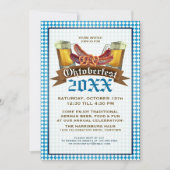 オクトーバーフェストお祝いパーティの招待状 招待状 (正面)