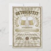 オクトーバーフェストお祝いパーティの招待状 招待状 (正面)