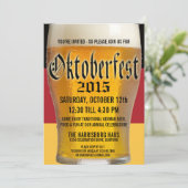 オクトーバーフェストお祝いパーティの招待状 招待状 (スタンド正面)