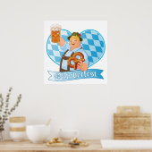 オクトーバーフェストお祝い ポスター (キッチン)