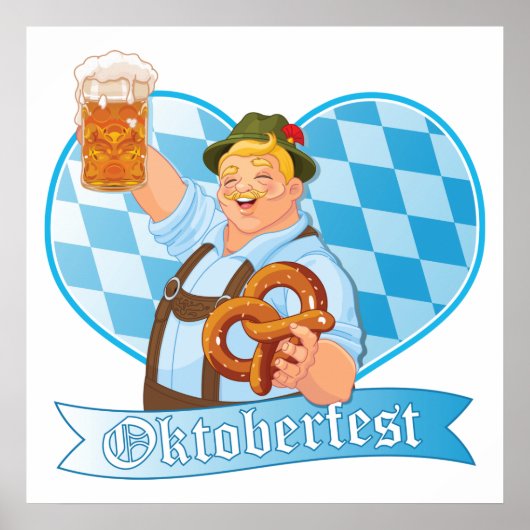 オクトーバーフェストお祝い ポスター (正面)