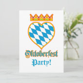 オクトーバーフェストお祝い 招待状 (スタンド正面)