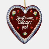 オクトーバーフェストからの挨拶(カスタマイズ) セラミックオーナメント (右)