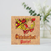 オクトーバーフェストのお祝い 招待状 (スタンド正面)