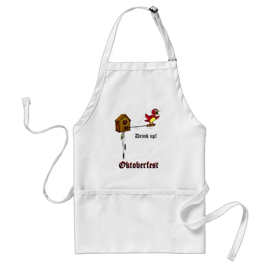 オクトーバーフェストのエプロンの上の飲み物 スタンダードエプロン (正面)