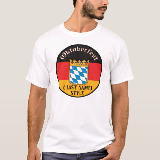 オクトーバーフェストのカスタマイズ可能なTシャツ Tシャツ