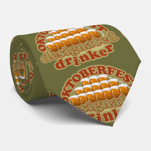 オクトーバーフェストのカスタムなタイ ネクタイ (ロール)