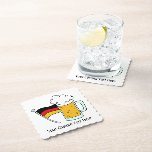 オクトーバーフェストのカスタムの紙のコースター ペーパーコースター (インサイチュ)