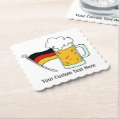 オクトーバーフェストのカスタムの紙のコースター ペーパーコースター (アングル)