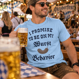 オクトーバーフェストのソーセージTシャツ Tシャツ
