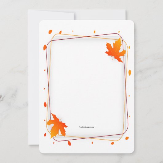 オクトーバーフェストのダンサーの招待状 招待状 (裏面)