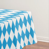 オクトーバーフェストのバイエルンの青および白媒体パターン テーブルクロス (インサイチュ)