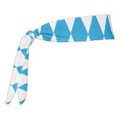 オクトーバーフェストのバイエルン青そして白く大きい対角線 タイヘッドバンド (回転270)