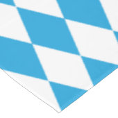 オクトーバーフェストのバイエルン青そして白く大きい対角線 テーブルクロス (アングル)