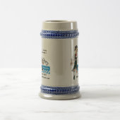 オクトーバーフェストのババリアドイツビールステイン ビールジョッキ (中央)