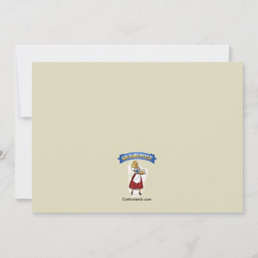 オクトーバーフェストのパーティの招待状 招待状 (裏面)