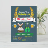 オクトーバーフェストのパーティの招待状 招待状 (スタンド正面)