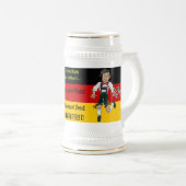 オクトーバーフェストのパーティードイツビールのジョッキステイン ビールジョッキ (正面右)