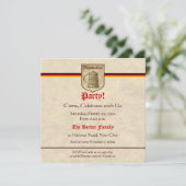 オクトーバーフェストのパーティー 招待状 (スタンド正面)