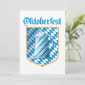 オクトーバーフェストのパーティー、Bayern色 招待状 (スタンド正面)